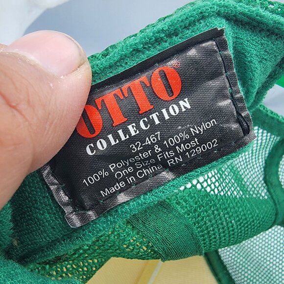 Malarkys Irish Pub Newport Beach California White Green Trucker Hat Casual - Picture 6 of 9